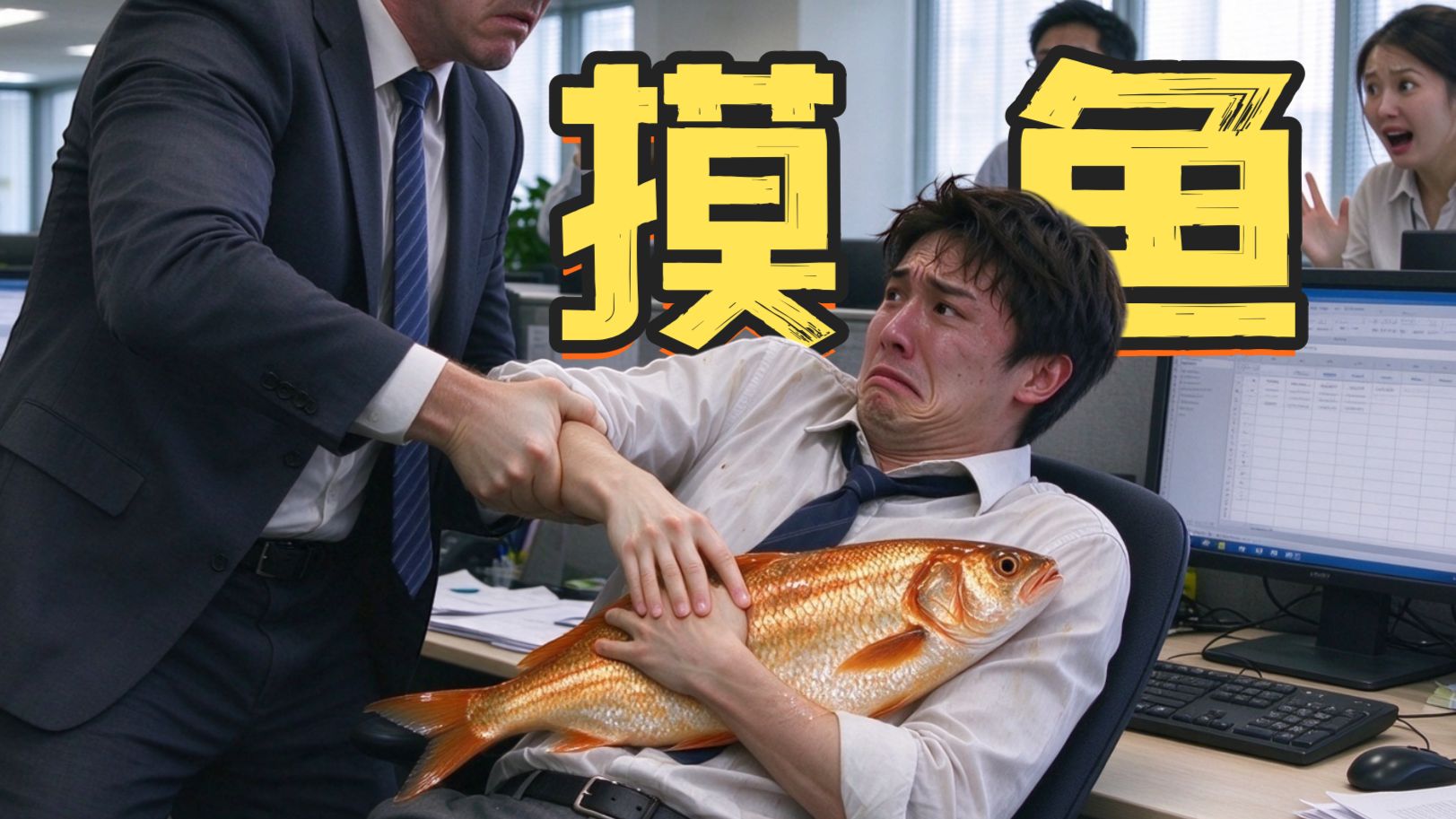 上班摸鱼被发现怎么办？