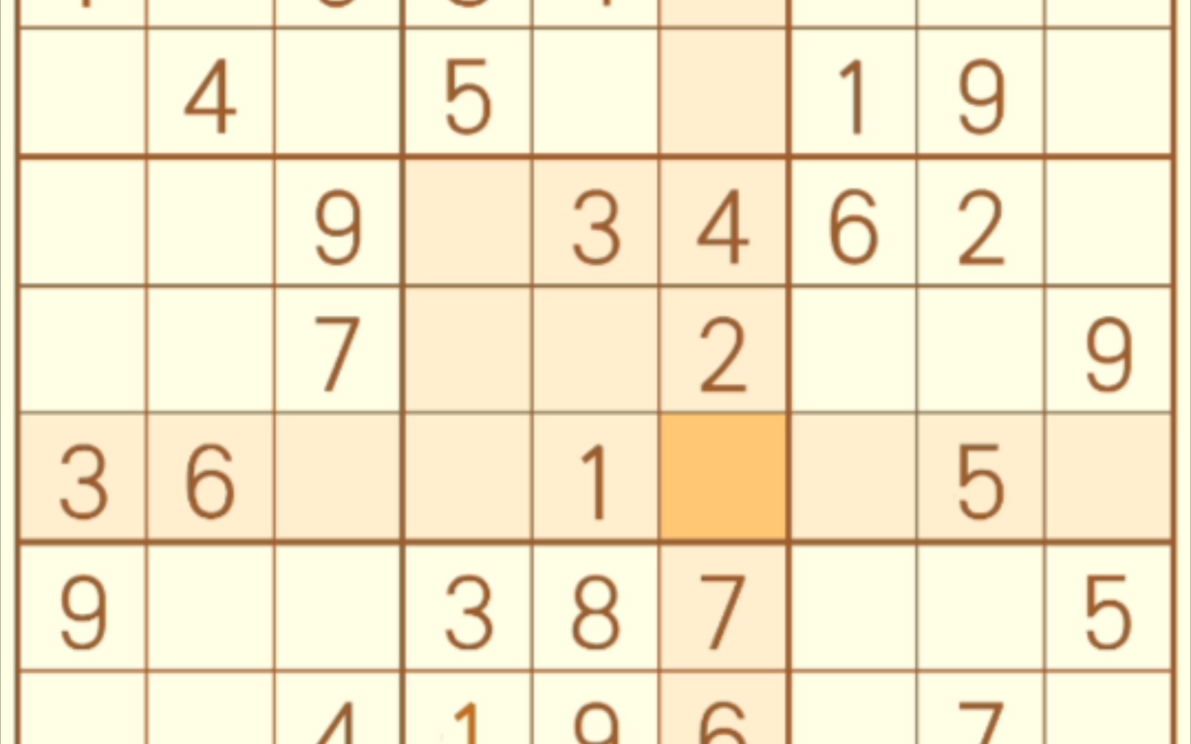 【数独】容易模式【3】[九宫格]