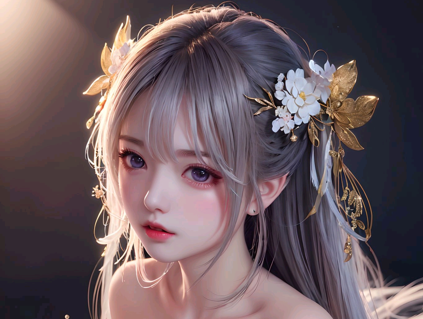 ai-比基尼美女沐浴