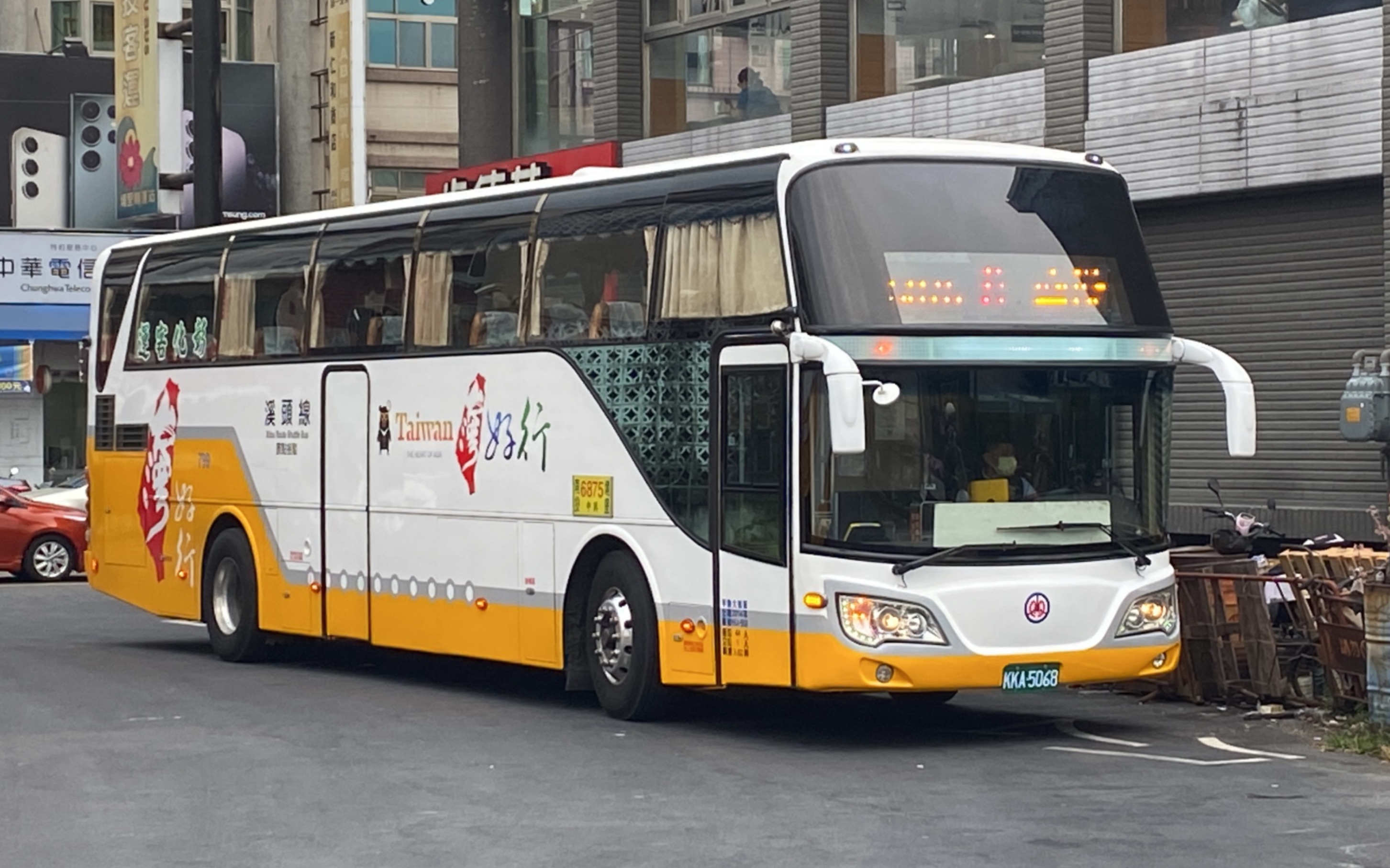 彰化客運 daewoo bh115k台灣好行游覽巴士 6875路 kka-5068