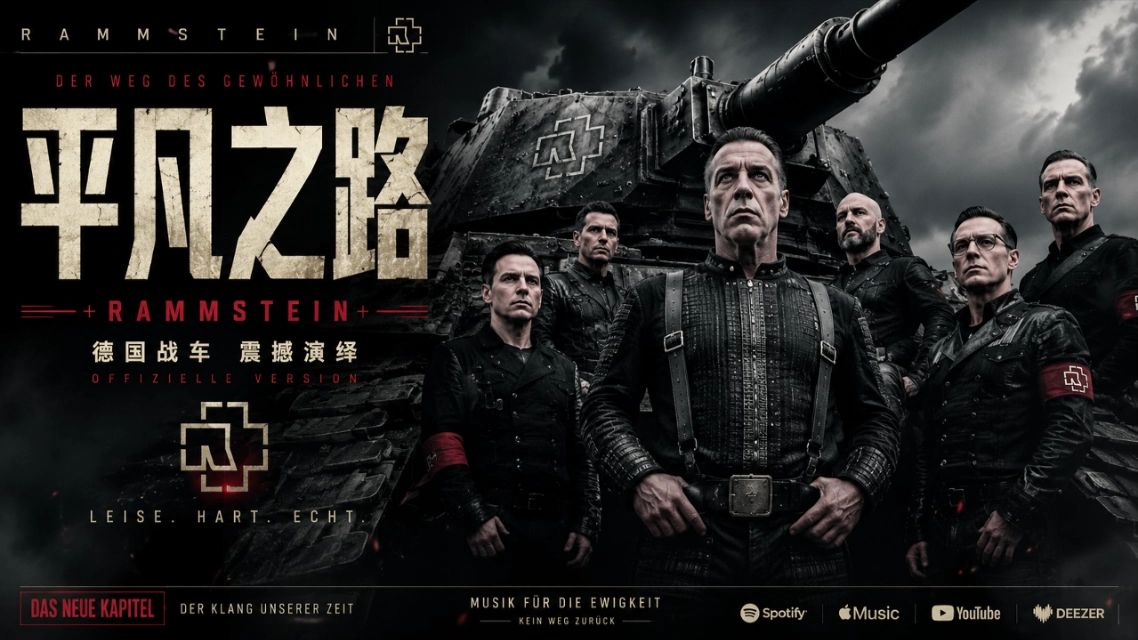 德国战车（工业金属）风格唱《平凡之路》：这不是远方，是钢铁废墟里的前行