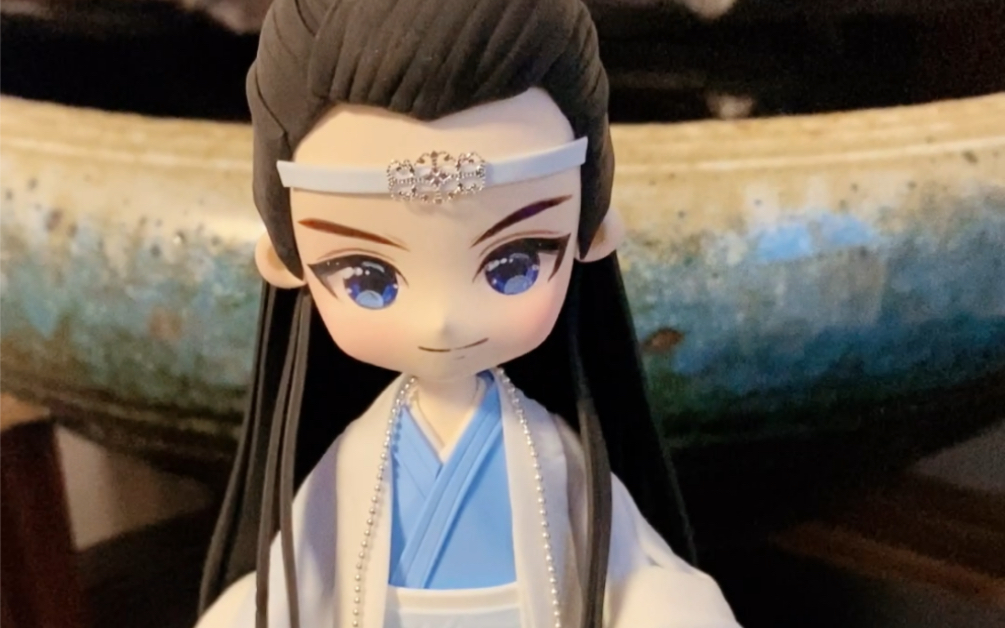 陈情令蓝忘机王一博超轻粘土手工制作蓝湛