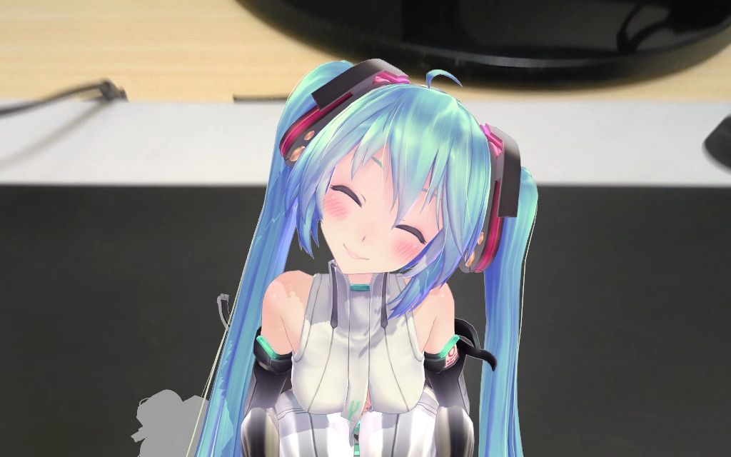 桌面上的tda式miku