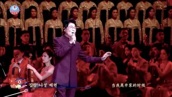 【中国歌曲】红旗飘飘（2024中朝友好年孙楠版本·歌词中字·画面卡音频渣）