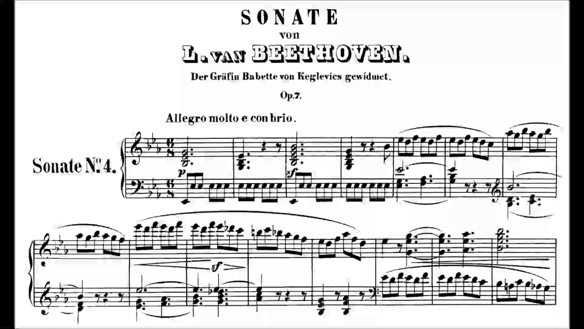 贝多芬 第4号 降E大调 钢琴奏鸣曲 Beethoven: Piano Sonata No.4 in Eb Major哔哩哔哩bilibili