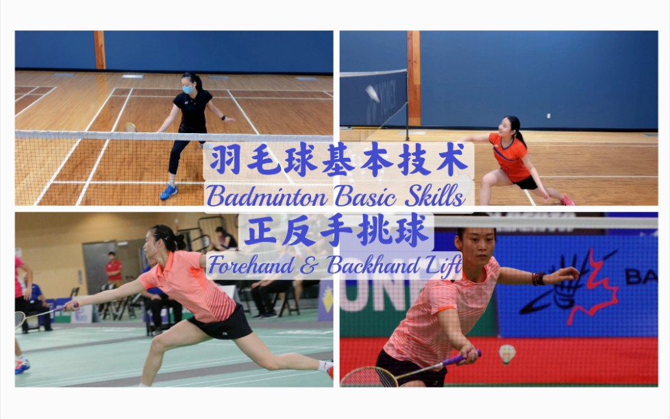 正反手挑球 | 羽毛球基本技术 Forehand & Backhand Lift | Badminton Basic Skills哔哩哔哩bilibili