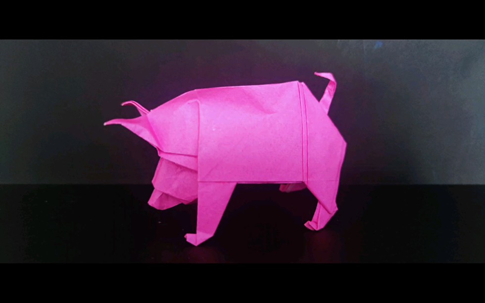 折纸小猪的折法图片