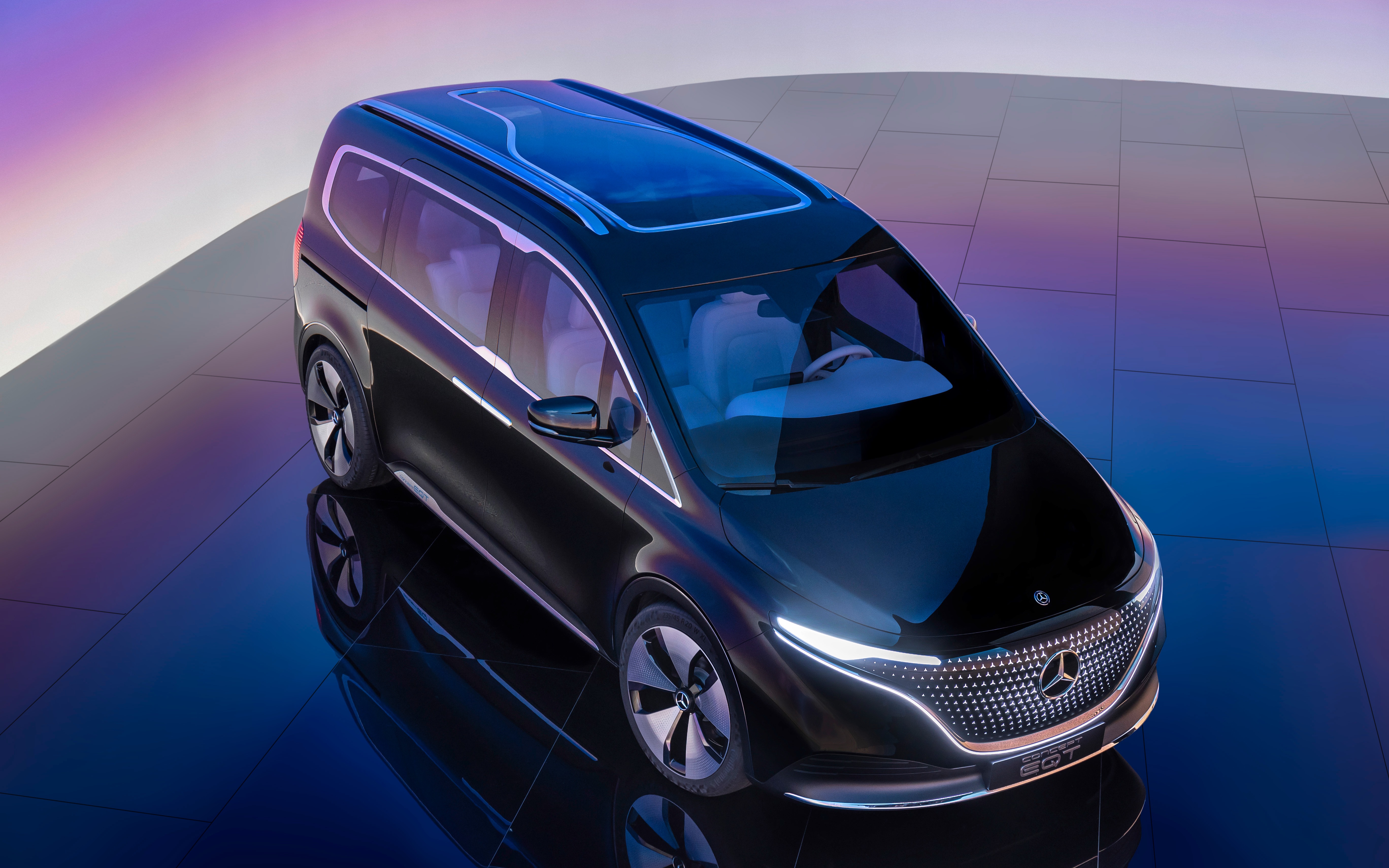 奔驰首款纯电动mpv——eqt亮相,纯电动mpv市场的独一份?