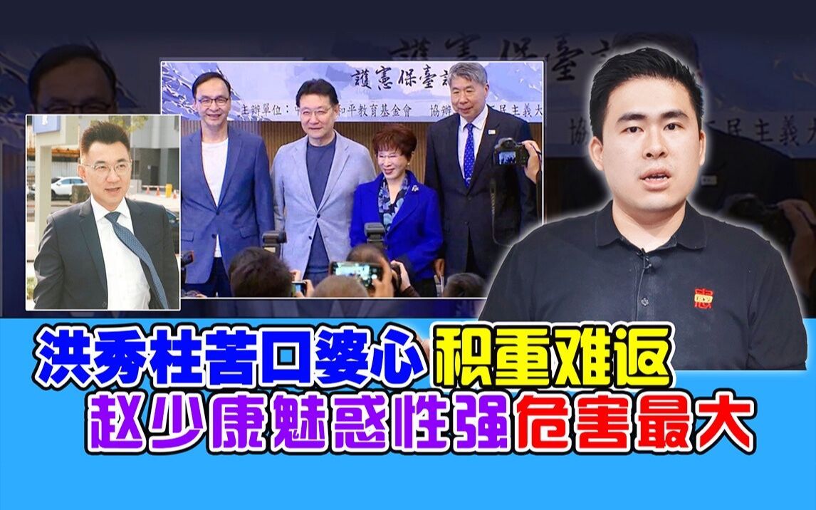 王炳忠:洪秀柱苦口婆心积重难返 赵少康魅惑性强危害最大