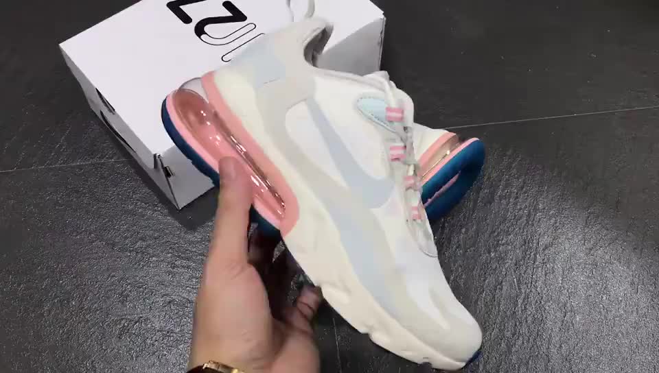 nkairmax270react灰粉女神新配色esde
