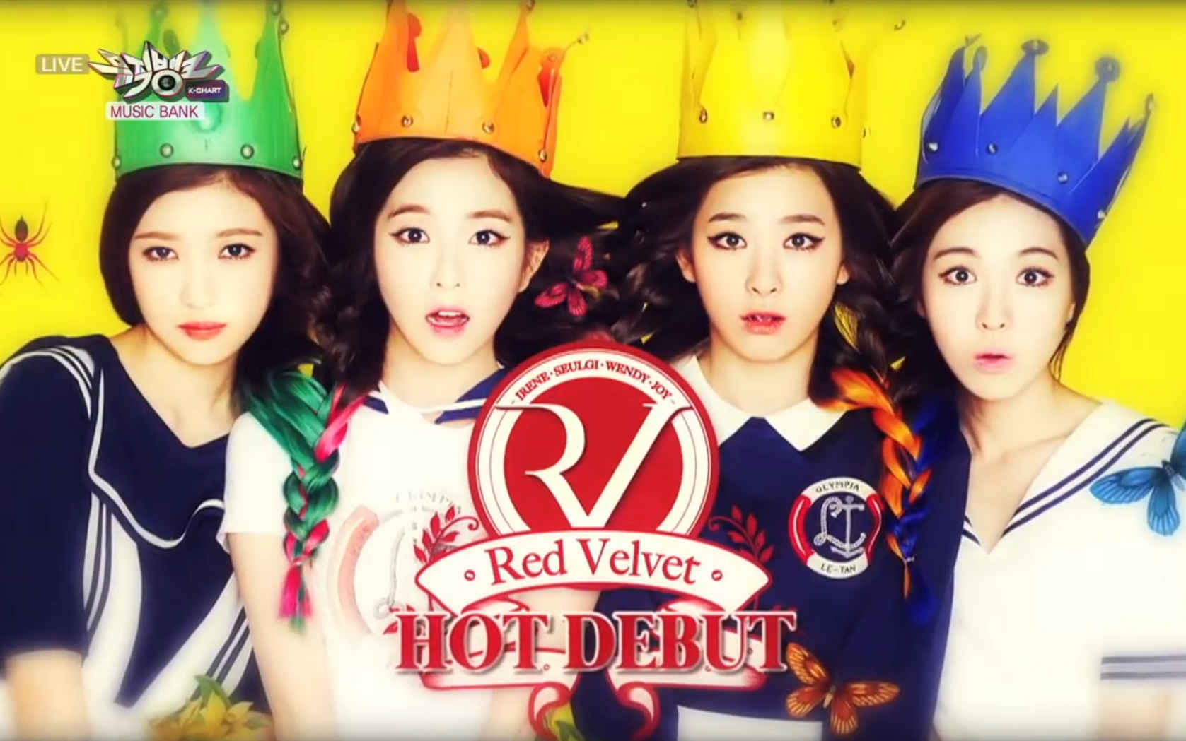 01 kbs音乐银行 red velvet - happiness 出道舞台_哔哩哔哩 (゜-゜)