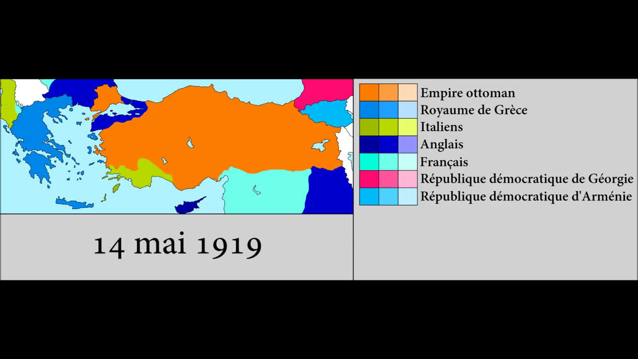 [图]1919-1922土耳其独立战争每天战线变化