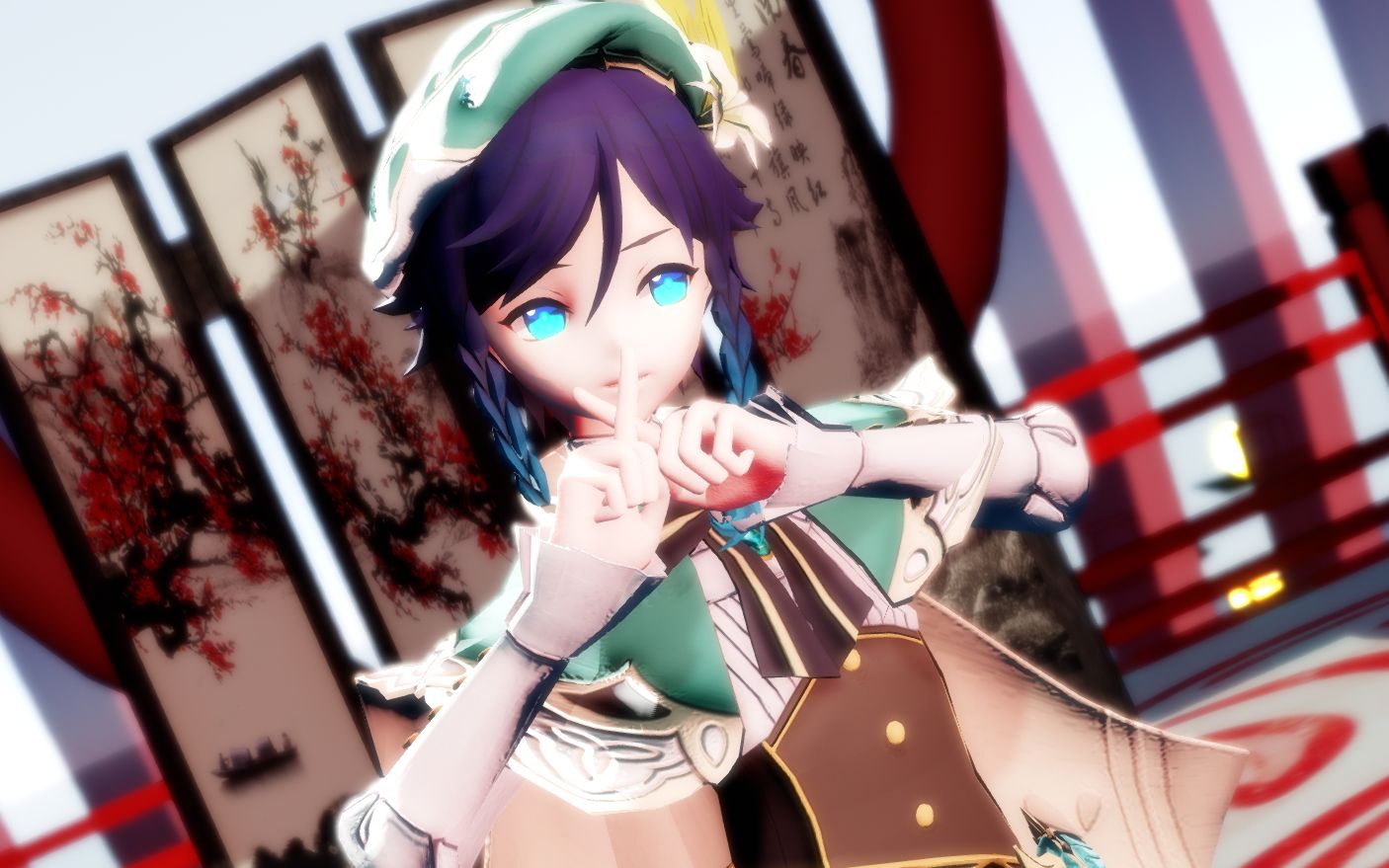 【原神-温迪/mmd】ベノム 卖唱的工作