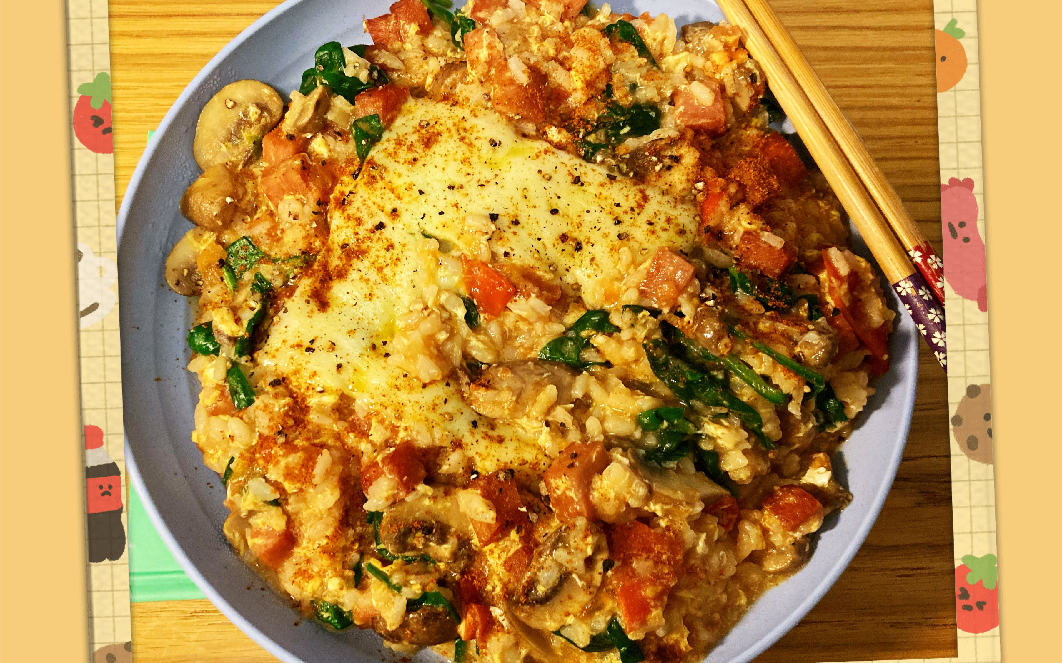 「零失败率」15分钟做出一份好吃的番茄烫饭!_哔哩哔哩_bilibili