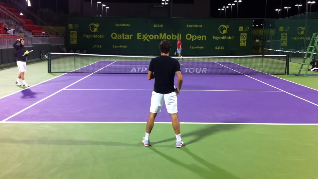 Federer Practice BackView full哔哩哔哩bilibili