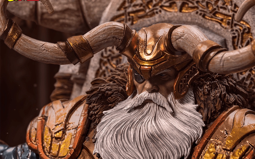 评测分享巴西厂ironstudios110漫画版奥丁雕像