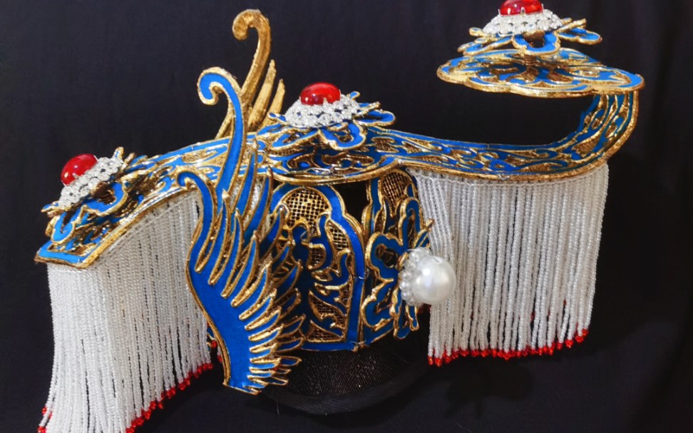 鬓边同款京剧如意冠