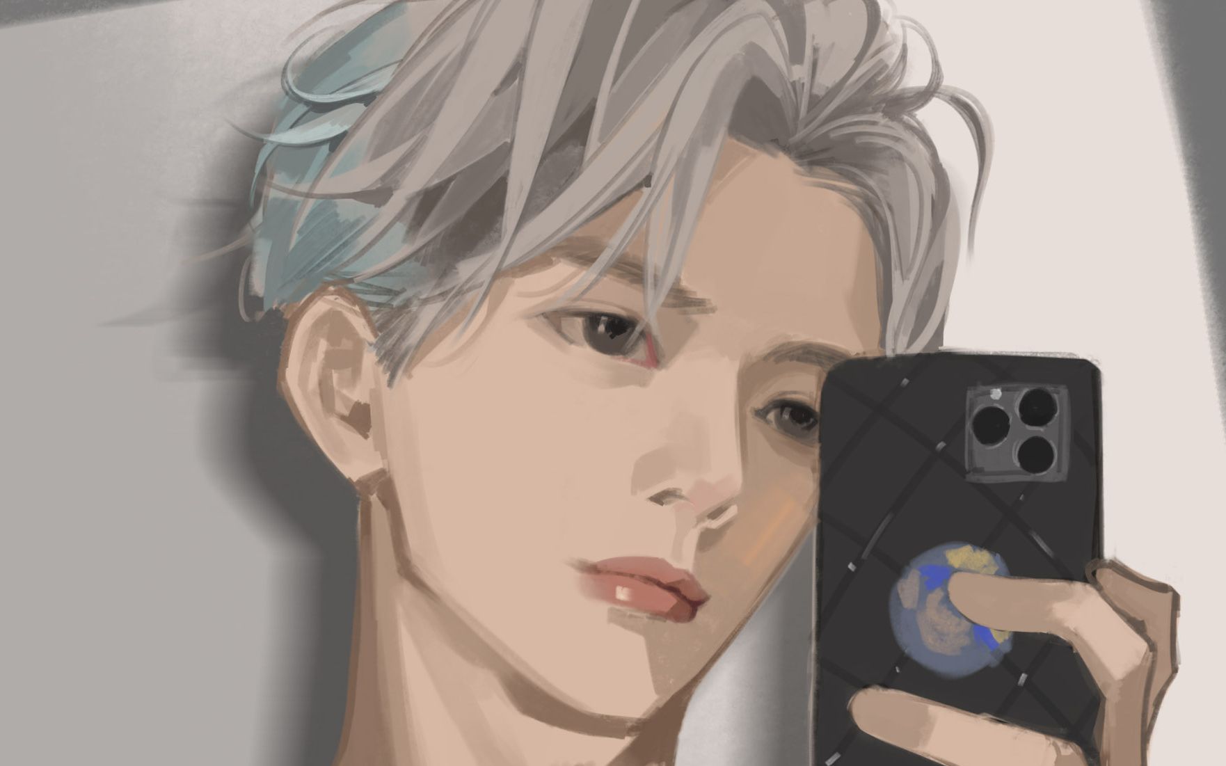 【王嘉尔】绘画过程