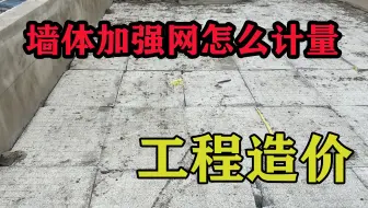 【墙体挂网】再小的工程量也不能放过，学会了算准了，可以让老板刮目相看