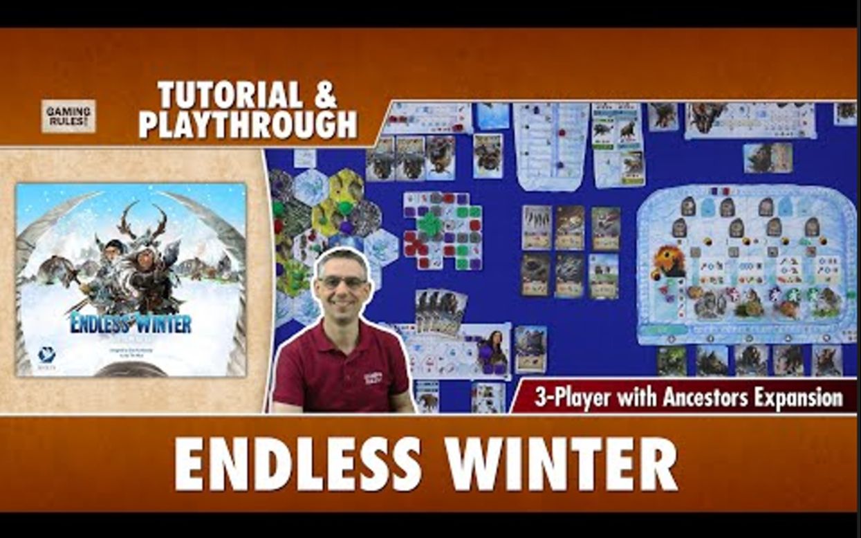 [图]《无尽冬日：祖先》（2022）规则和流程Endless Winter： Tutorial & Playthrough - Ancestors Expansion