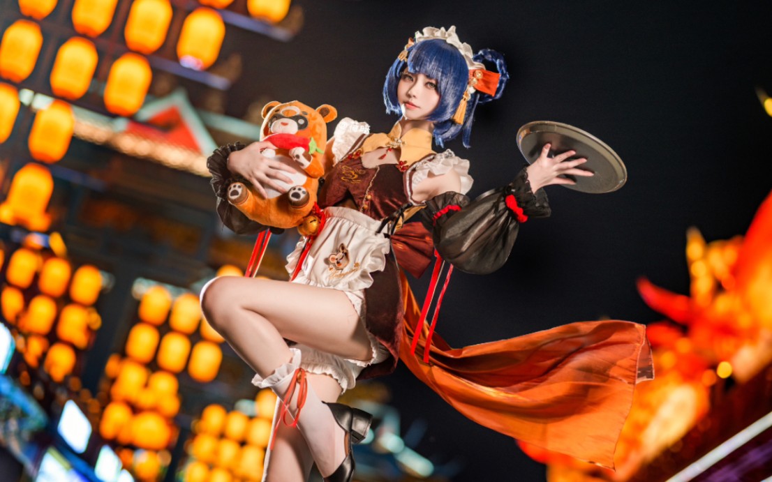 元宵节快乐旅行者!香菱cos正片/原神同人cos