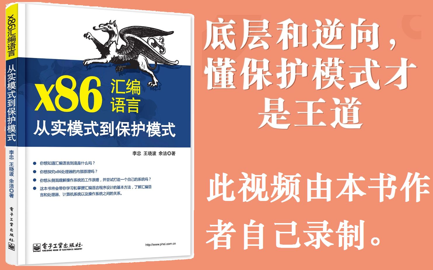 计算机语言 x86汇编语言:从实模式到保护模式(操作系统引导课) 原书作者李忠制作 少量字幕哔哩哔哩bilibili