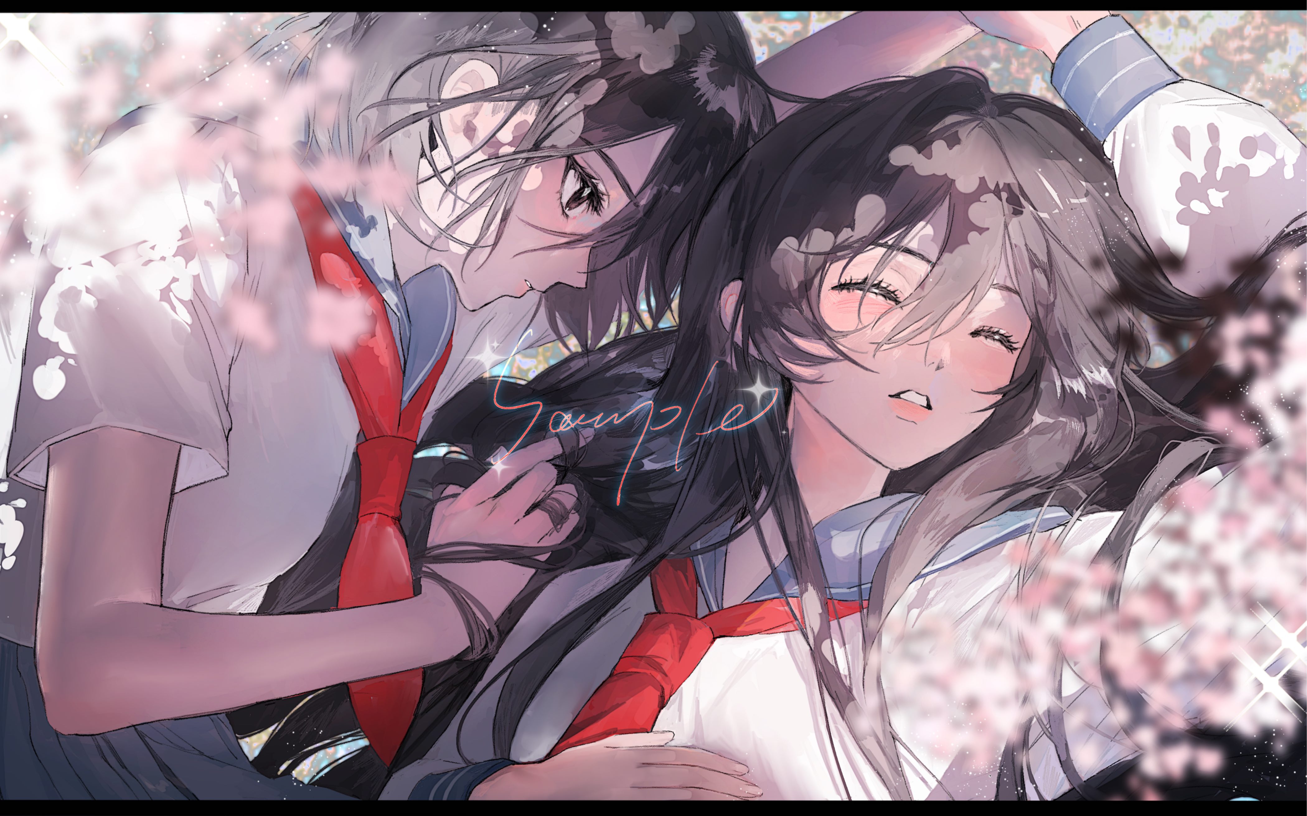 【procreate绘画】春天是湿漉漉的暗恋-让其响彻wataru-默认收藏夹