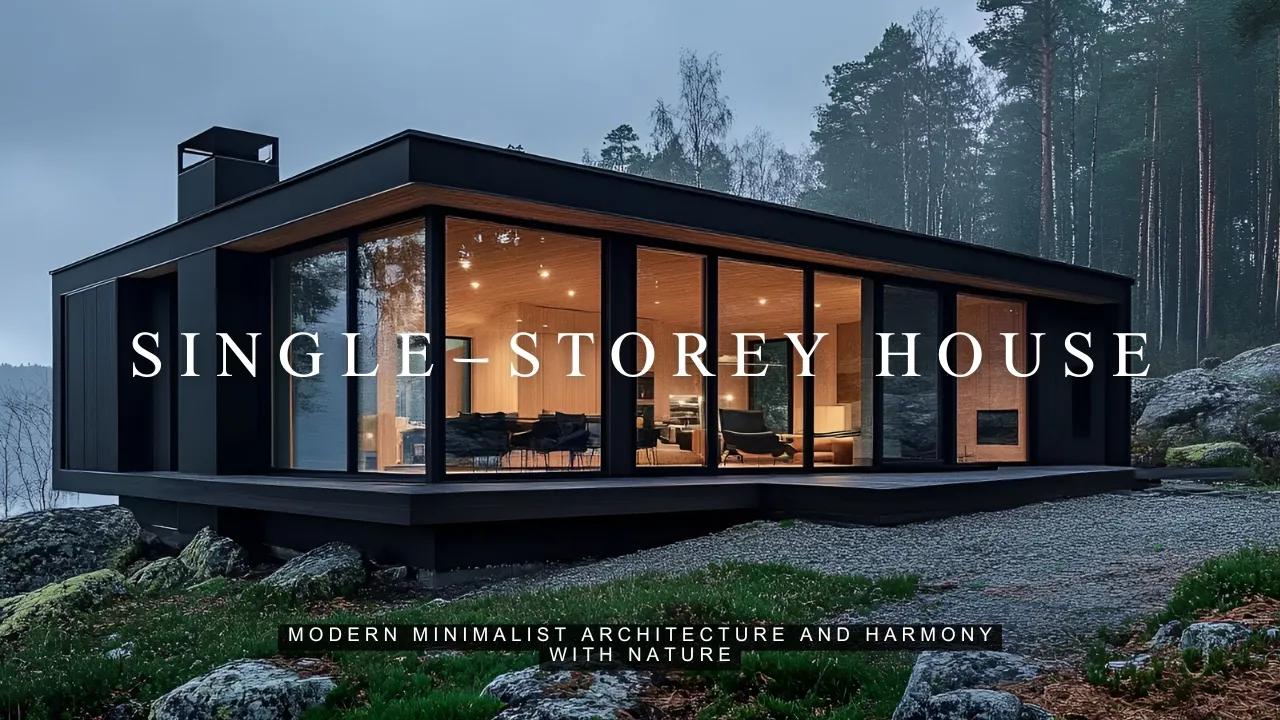 室内外设计Modern Minimalist SingleStorey House: Redefining Luxury and Architecture哔哩哔哩bilibili