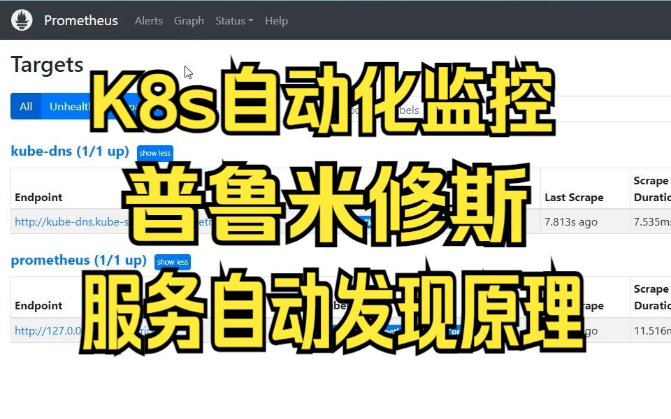K8S13普罗米修斯服务发现原理哔哩哔哩bilibili