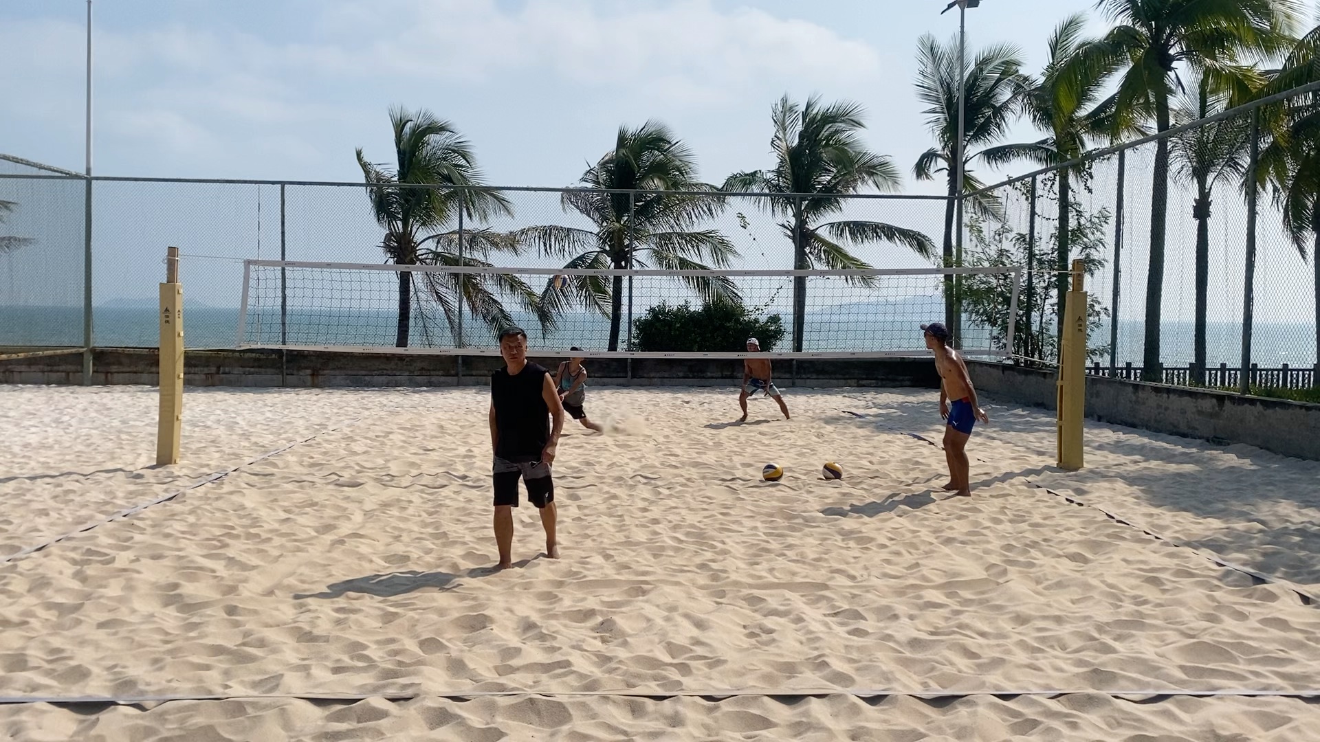 三亚湾沙滩排球训练基地20240222