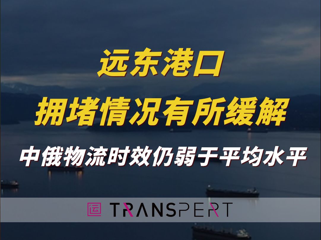 远东港口拥堵有所缓解!中俄物流时效仍弱于平均水平哔哩哔哩bilibili