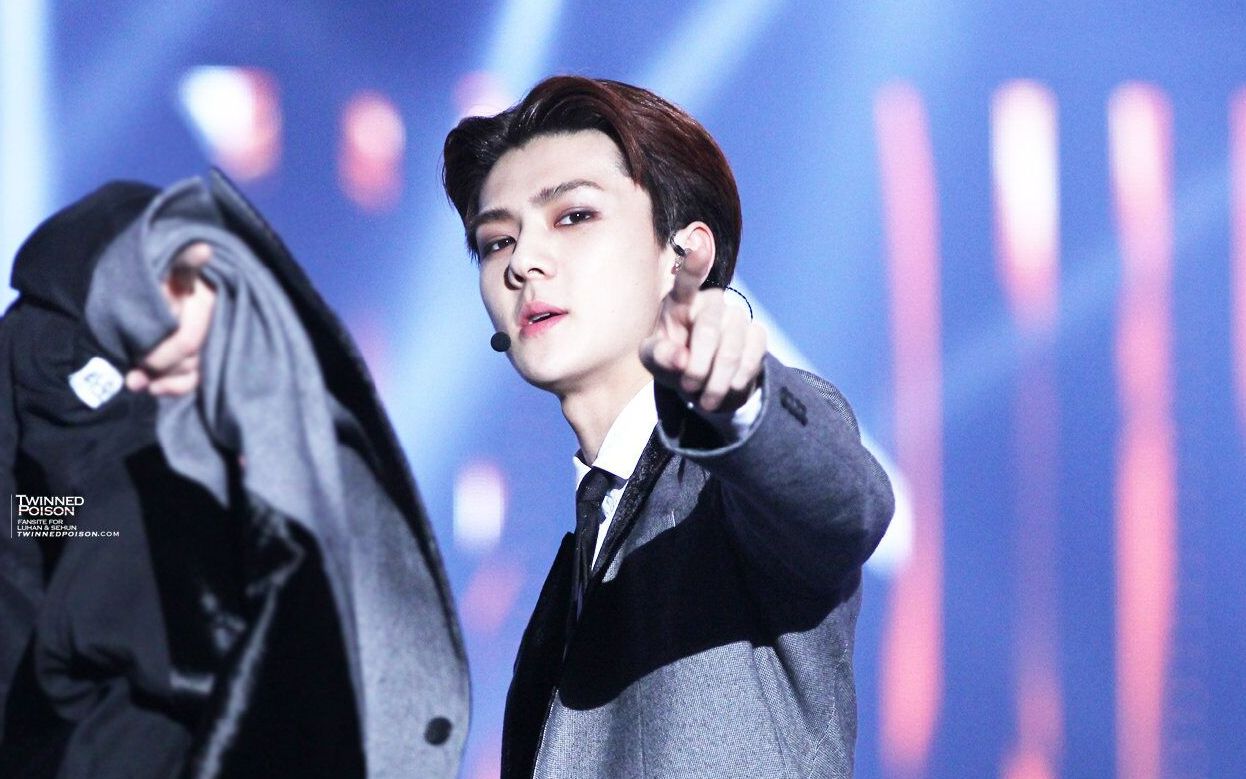 150122 exo 首尔歌谣大赏 lucky focus sehun