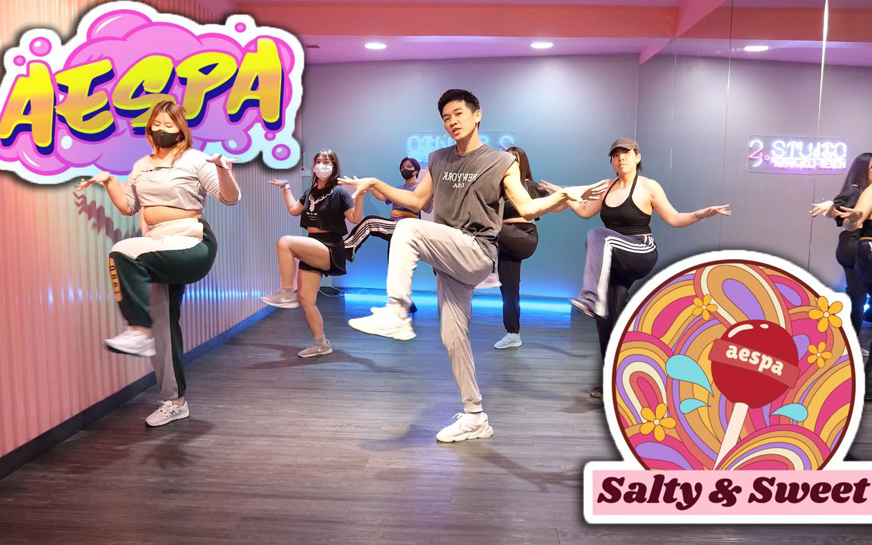 [图][KPOP] aespa - Salty & Sweet | GolfyDance | Dance Fitness / Dance Workout