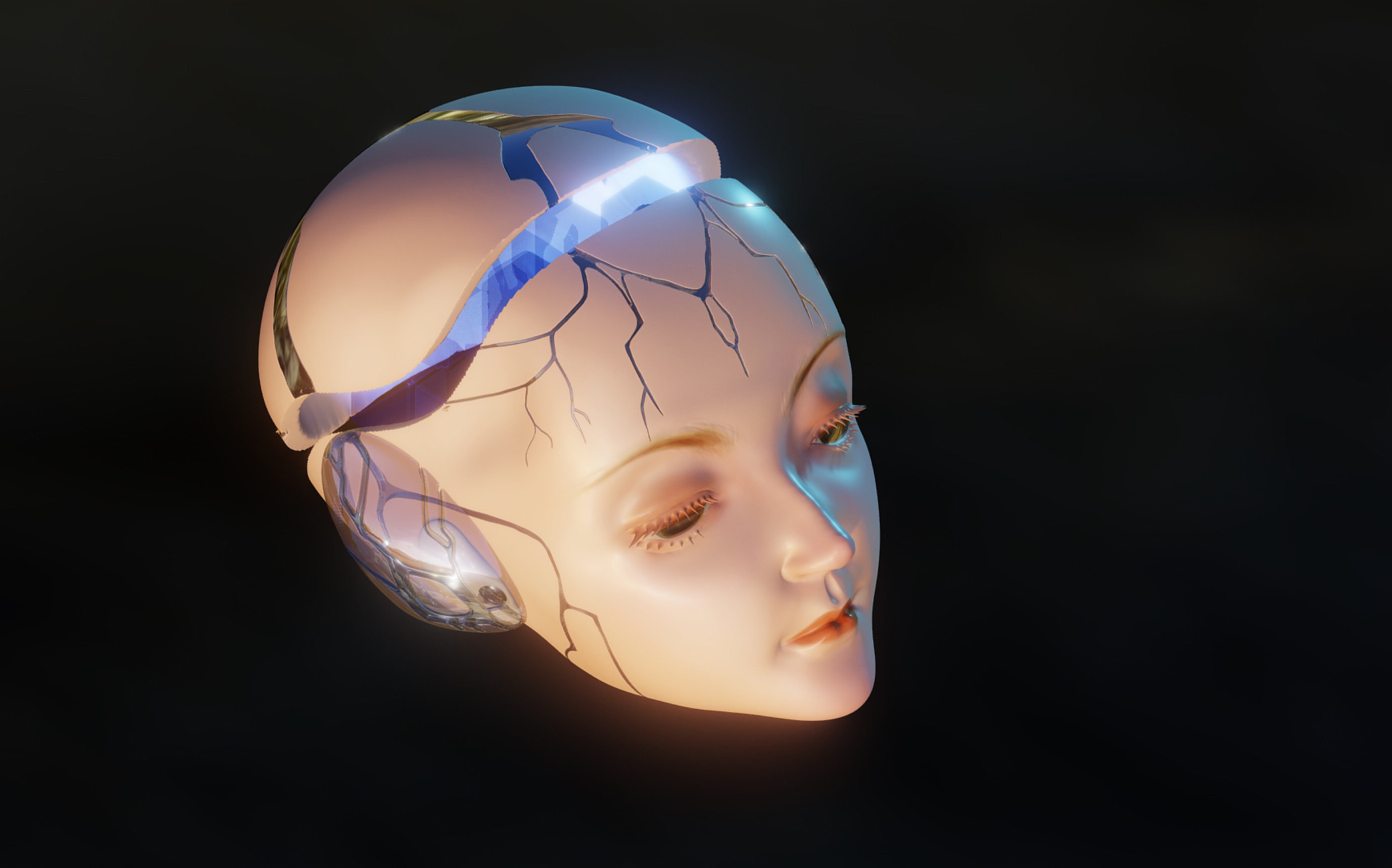 ipad建模机械姬nomadsculpt闲玩自设不到最后我也不知道它会是什么样