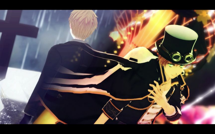 【APHMMD】MAD HATTER【蒸汽朋克风/jijiji+kanaha】哔哩哔哩bilibili