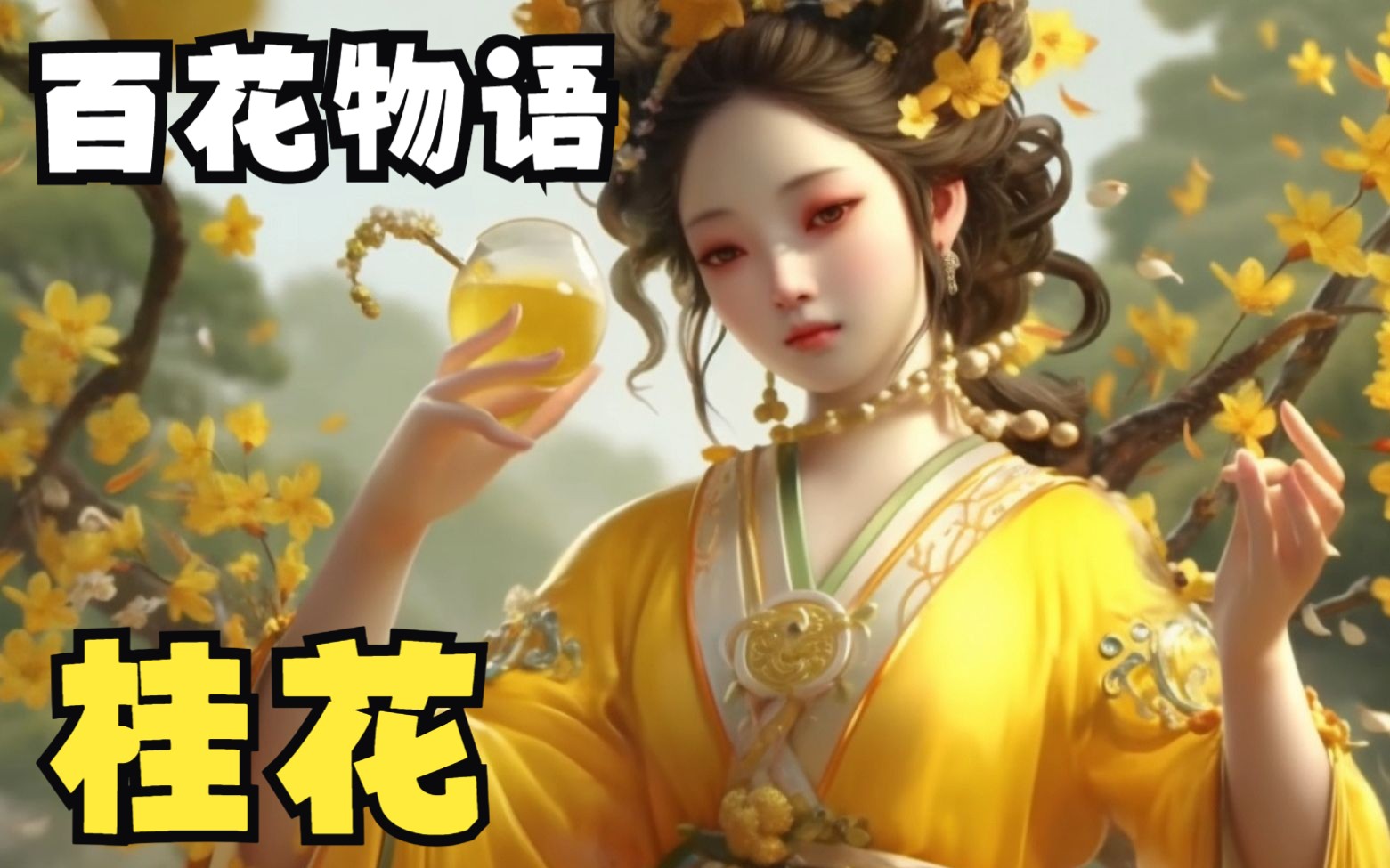 【百花物语】桂花:金黄璀璨,十里飘香.忠贞之士、志向远大者、永伴佳人.哔哩哔哩bilibili