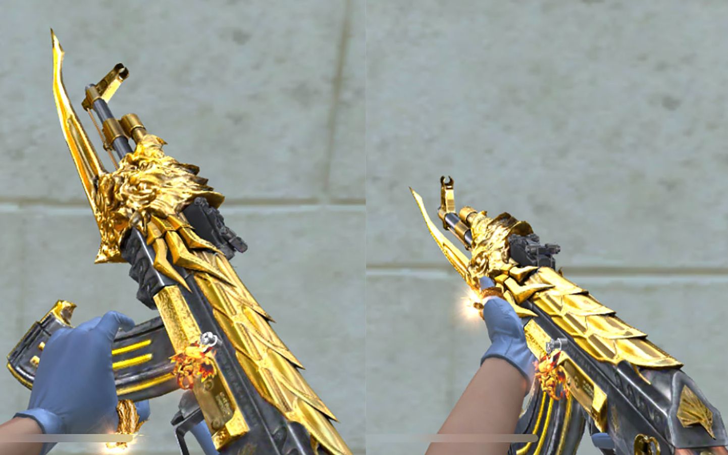 带你深入探索黄金ak,这应该是我见过最帅的光效!