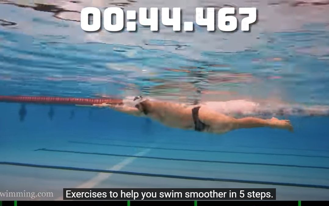 [图]最快最省力的自由游教学 Freestyle swimming How I swim my smoothest 100 meters in 105