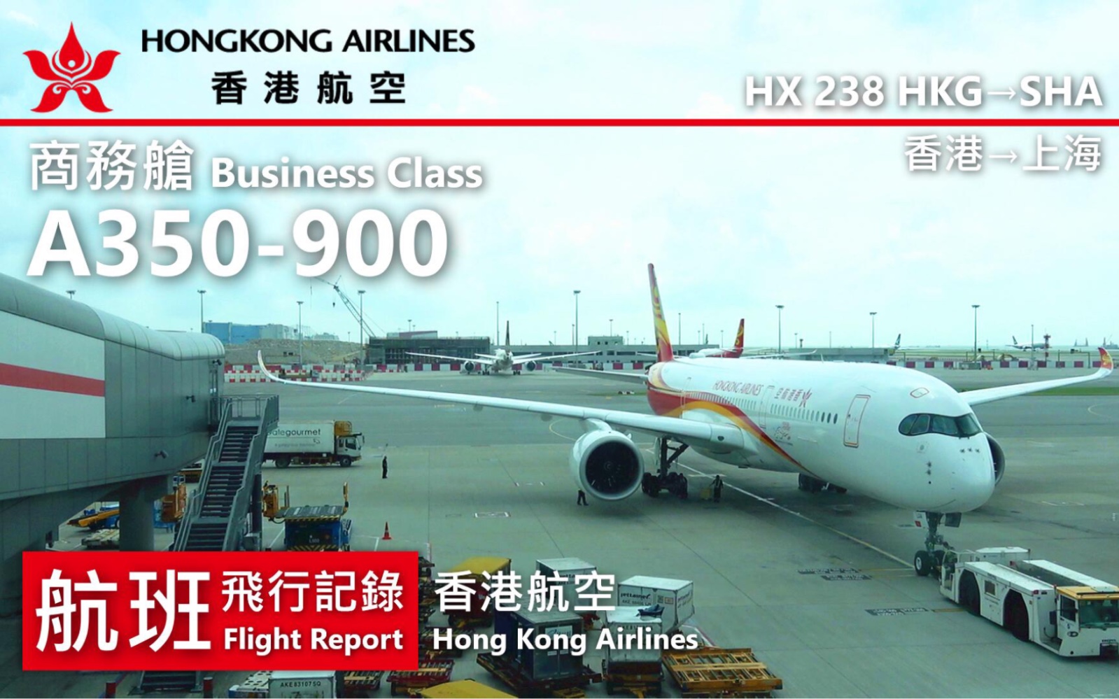 【航班飞行记录】【香港航空】HX238 香港→上海哔哩哔哩bilibili