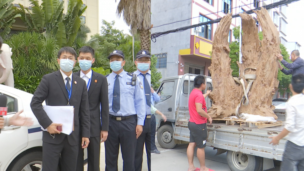 执行现场!拖欠200多万未还,被执行人愿意将沉香拍卖还债哔哩哔哩bilibili