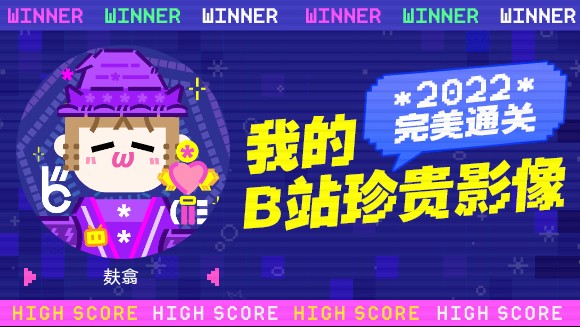 麸翕的B站2022年度报告来啦!哔哩哔哩bilibili