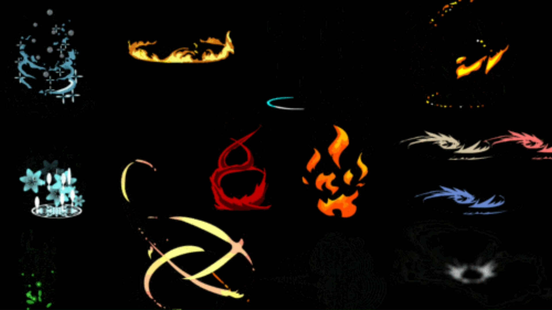 沙雕动画素材人物常用特效免费分享