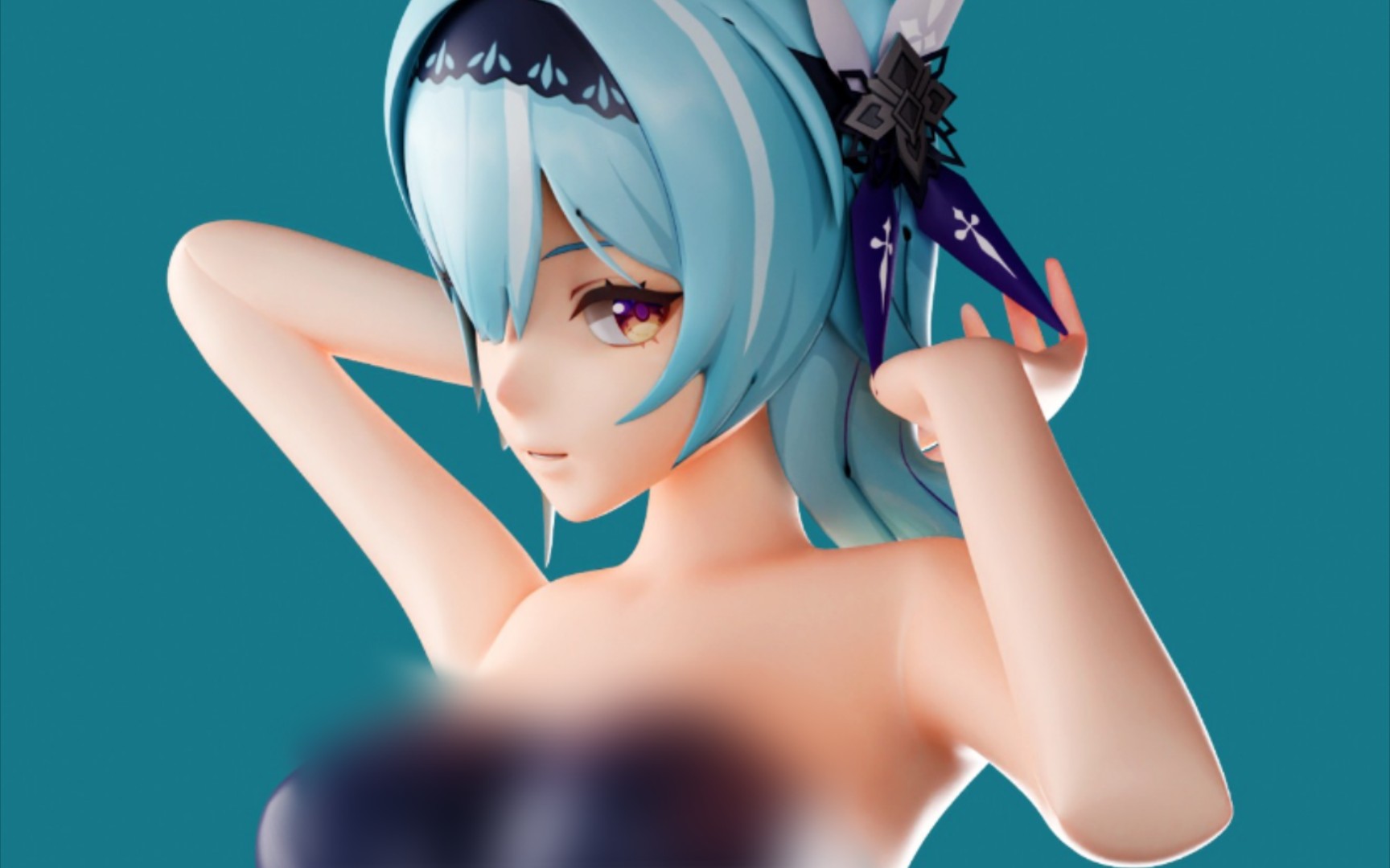 【4k/原神/布料】欢迎来到优菈的试衣间,给优菈穿了个古风裙子