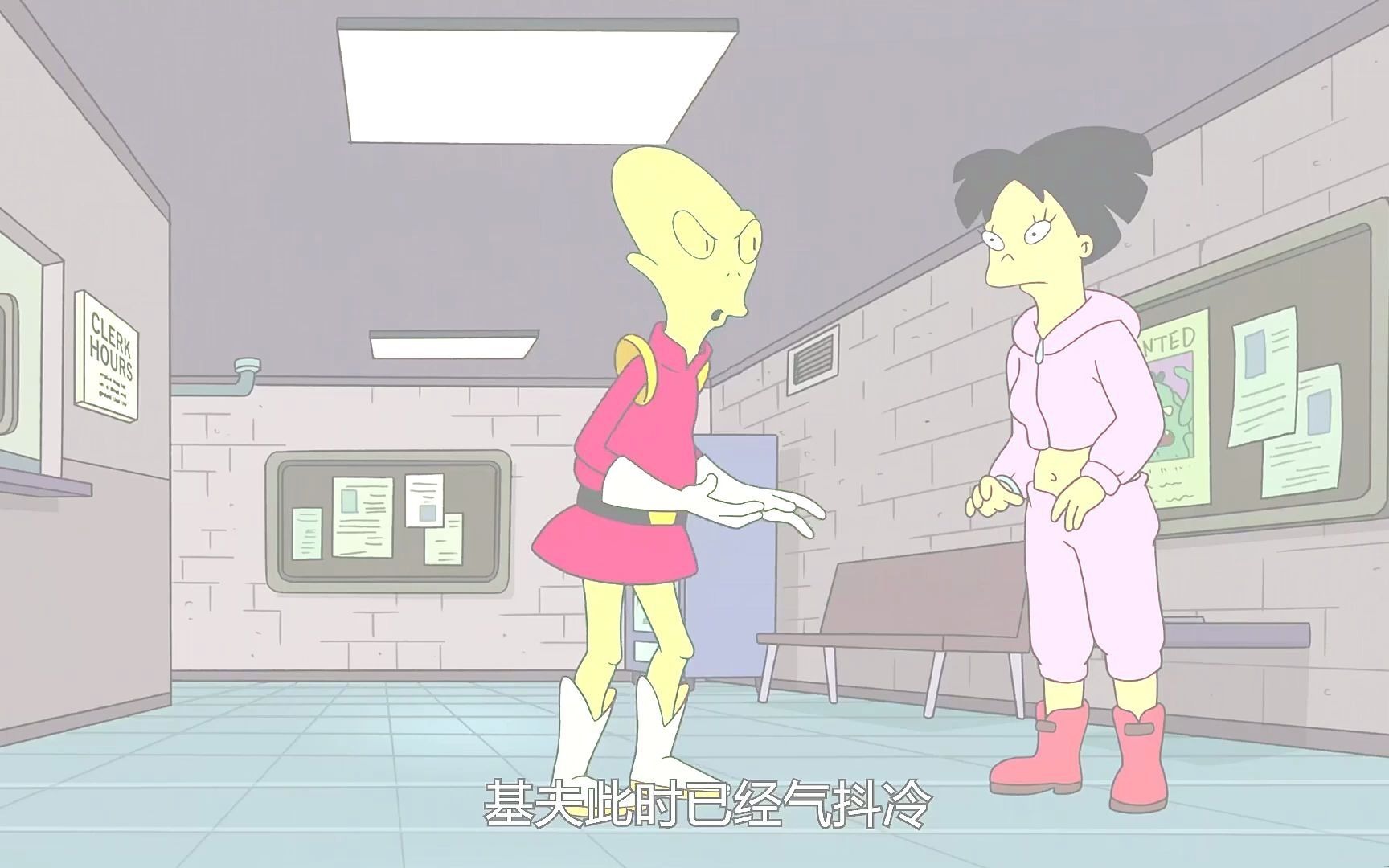 飞出个未来之禁忌之恋,班德爱上了人类女孩艾米,挑战世俗的恋爱