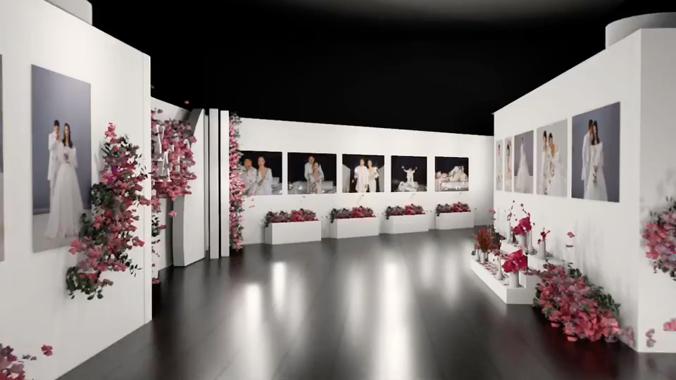 好像大家都很喜欢这样子的婚礼走廊