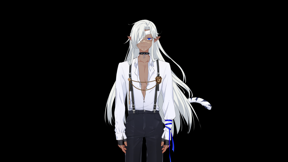 谁能拒绝白毛黑皮的猫猫呢?