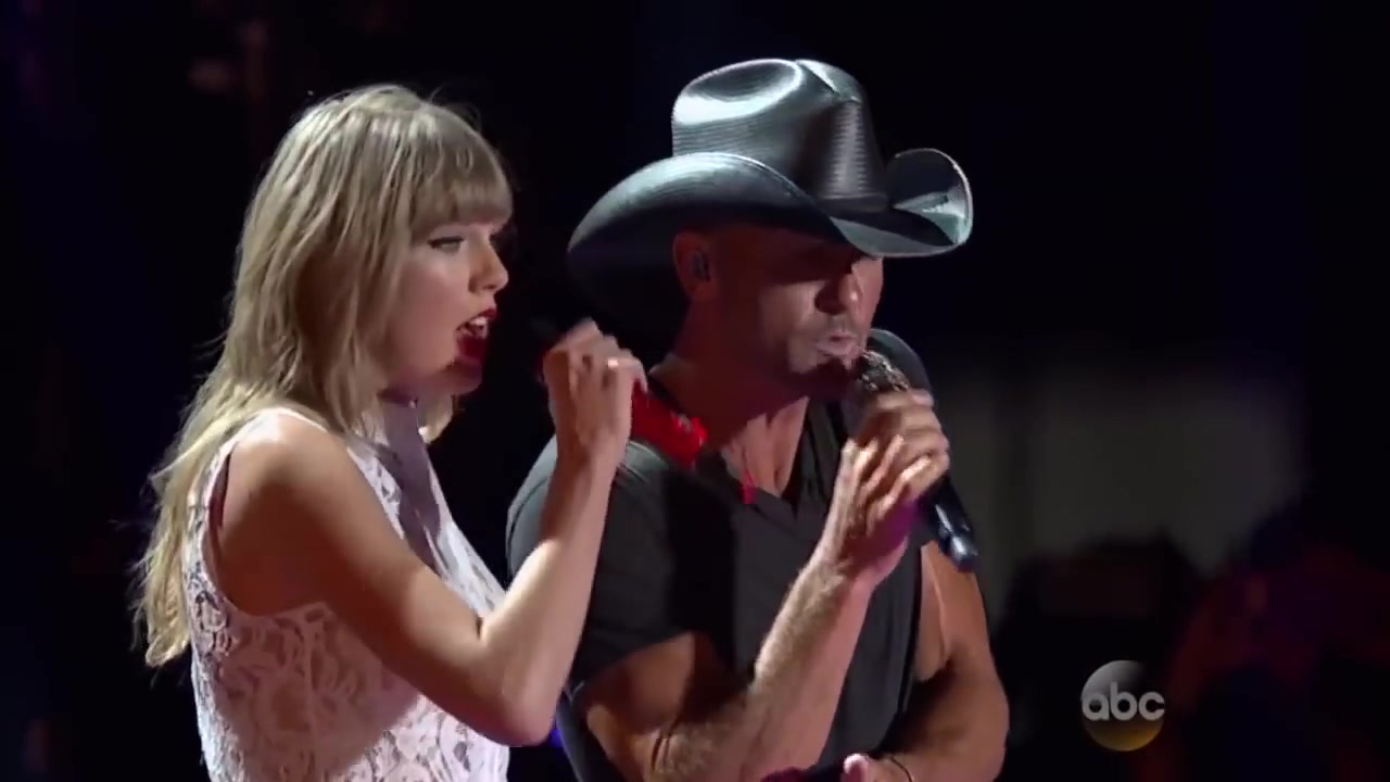 [图]【乡村音乐节合作】Tim McGraw feat. Taylor Swift & Keith Urban - Highway Don't Care 2013