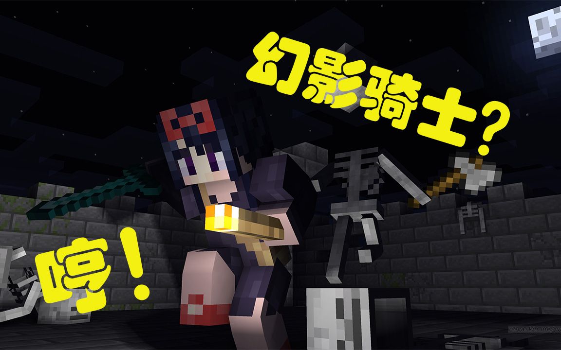 大战丢斧子的幻影骑士仙仙我的世界原始生存_哔哩哔哩 (゜-゜)つロ