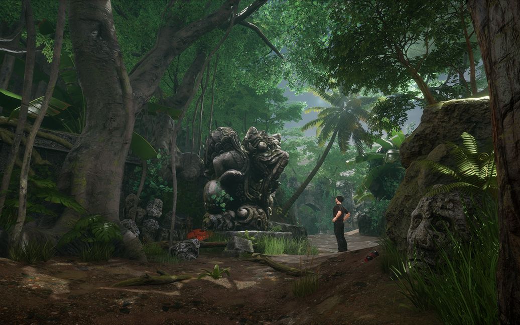 ue4地编作业 雨林遗迹