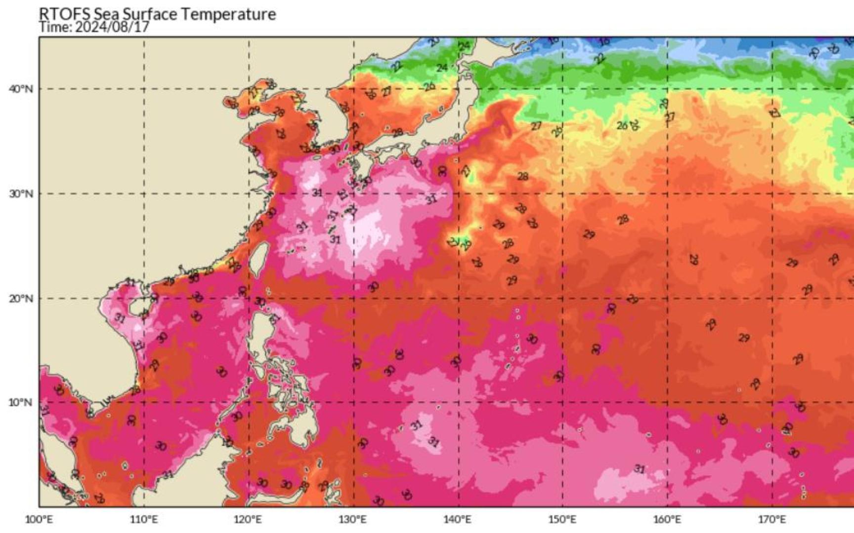 太平洋海水流向图图片